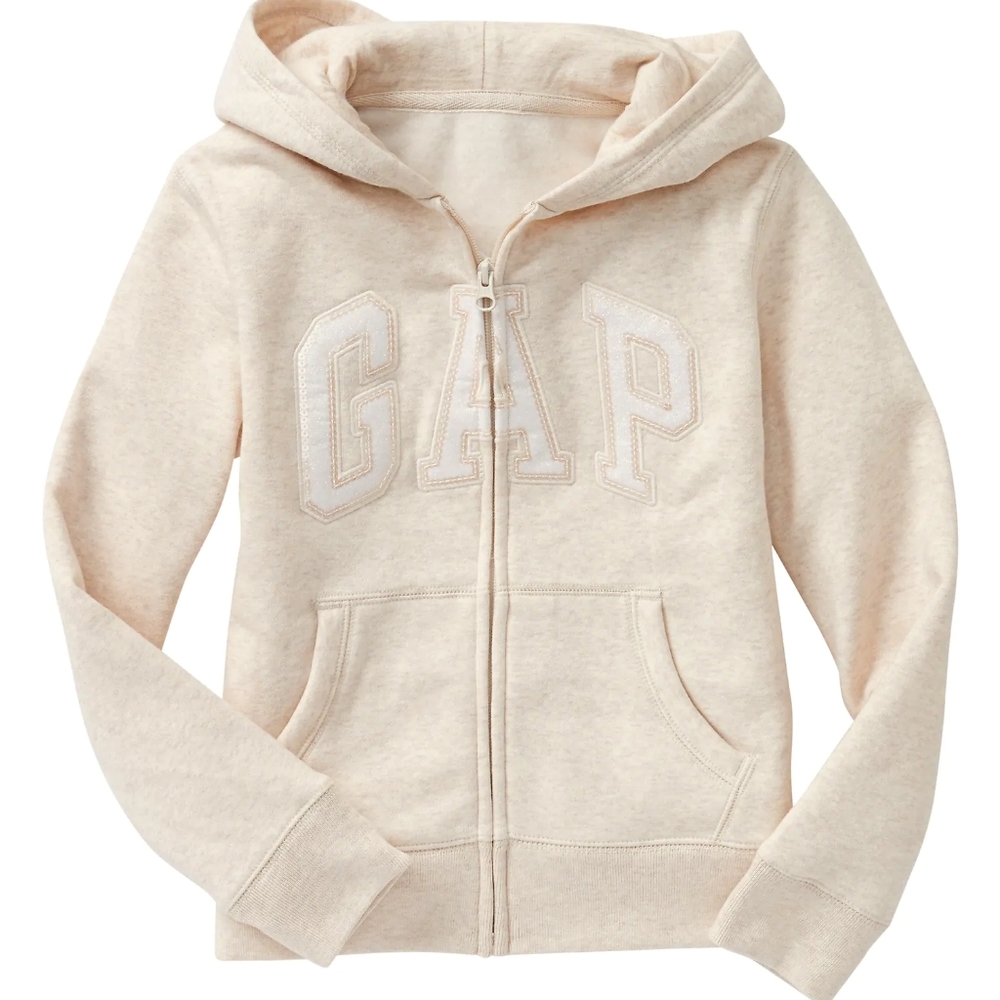 Nwot Logo Zip Hoodie In Fleece